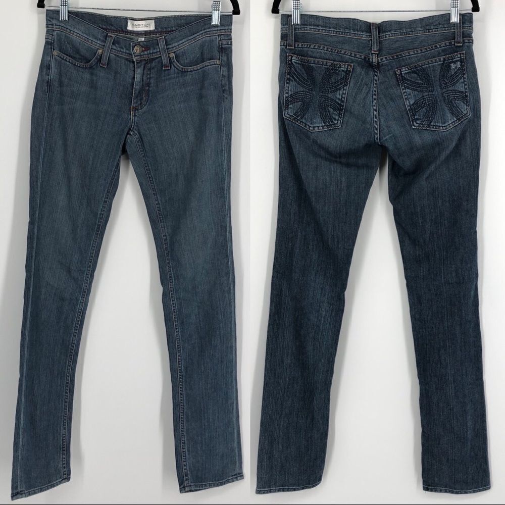 Habitual Womens‎ Jeans Size 27 Straight Leg Nitro Wash